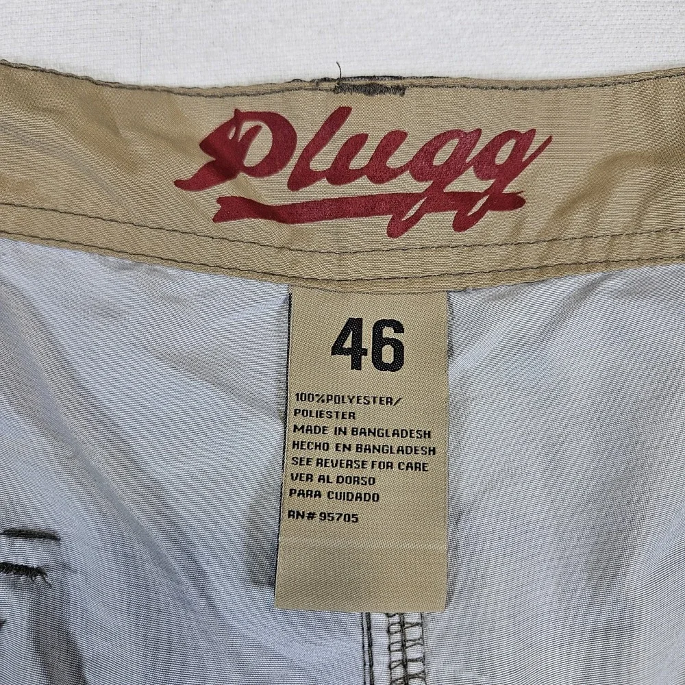 Plugg Cargo Shorts Men's W 46 Hybrid Utility Casual Outdoor Fishing Camo Hiking